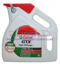 CASTROL GTX High Mileage15W-40 4L 